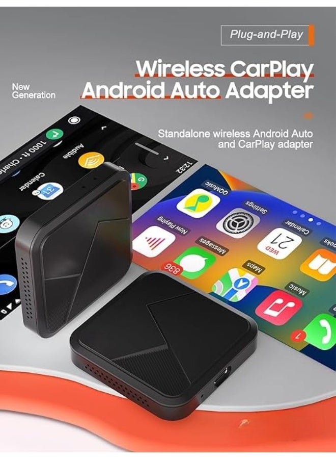 2-in-1 Dual-Channel Wireless Adapter for CarPlay & Android Auto – Converts Factory Wired to Wireless Dongle – High-Speed Connectivity for Smartphones - Image 5